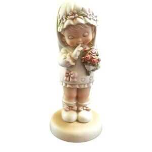 Memories of Yesterday Here Comes The Bride God Bless Her 1988 Enesco 520527 9.5"